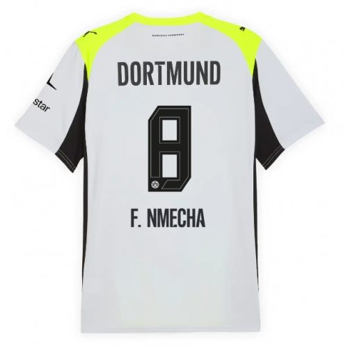 Billige Fotballdrakt Borussia Dortmund Felix Nmecha #8 Replika Bortedrakt 2025-26 Kortermet Billige Fotballdrakt Borussia Dortmund Felix Nmecha #8 Replika Bortedrakt 2025-26 Kortermet